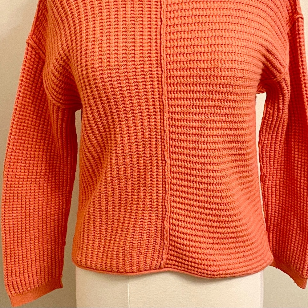 Sonoma Oak Orange SZ S Cozy Cabin Chic Minimalist Everyday Fall Autumn Sweater - Picture 3 of 10